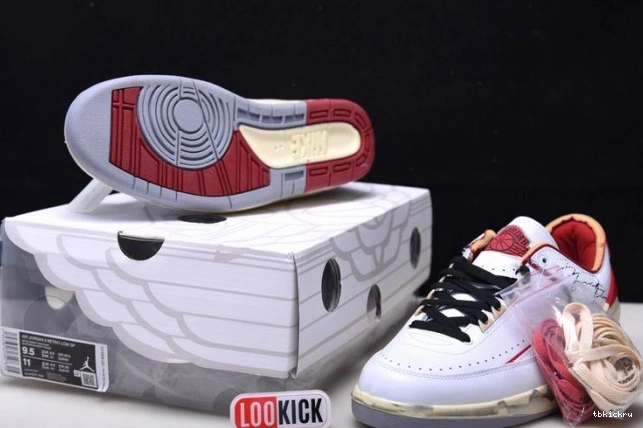 Reps TBK Retro White Jordan Red Off-White Low SP DJ4375-106 2 0713